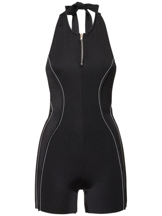 Sami Miro Vintage: Tuta con cuciture aperte - Nero - women_0 | Luisa Via Roma