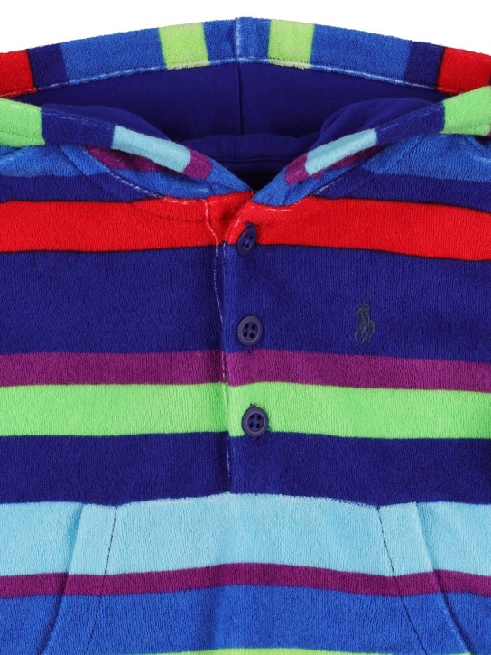 Polo Ralph Lauren: Sudadera y shorts con estampado - Multicolor - kids-boys_1 | Luisa Via Roma