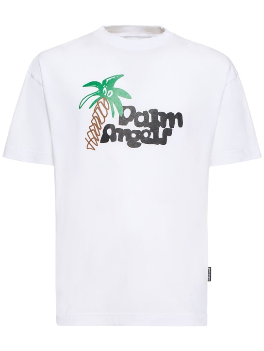 Sketchy classic cotton t-shirt - Palm Angels - Men | Luisaviaroma