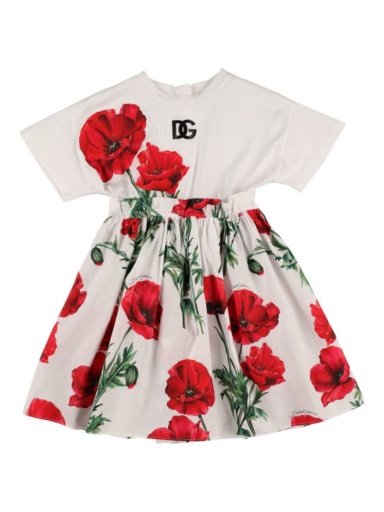 Dolce & gabbana printed cotton outlet dress
