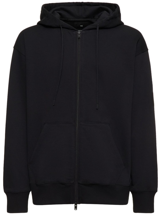 Mens black zip discount up fleece jacket