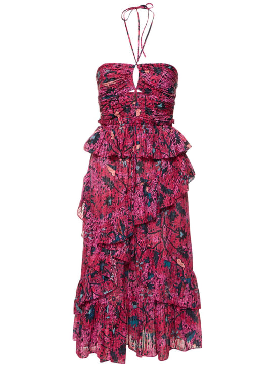 Ulla Johnson: Kleid aus Baumwollmischung mit Druck „Simona“ - Bunt - women_0 | Luisa Via Roma