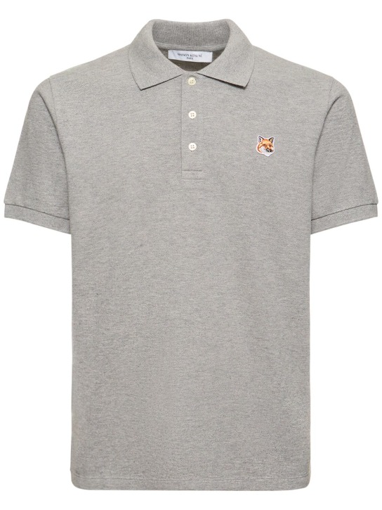 Fox head patch classic polo - Maison Kitsuné - Men | Luisaviaroma