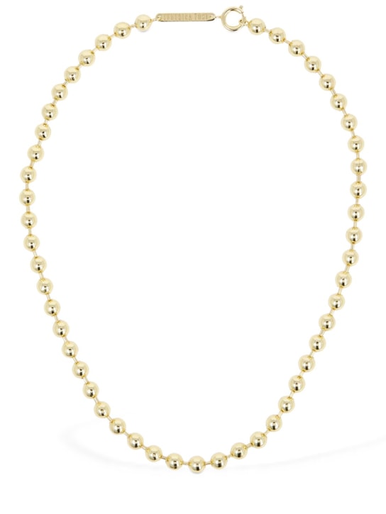Federica Tosi: Lace Allison mini chain necklace - Gold - women_0 | Luisa Via Roma
