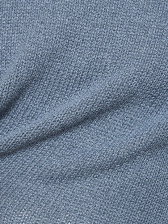 Valentino: Suéter de cashmere - Azul Claro - men_1 | Luisa Via Roma