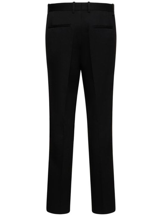 Jil Sander: Regular fit straight wool pants - men_6 | Luisa Via Roma