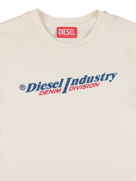 Diesel Kids: コットンジャージーTシャツ - kids-boys_1 | Luisa Via Roma