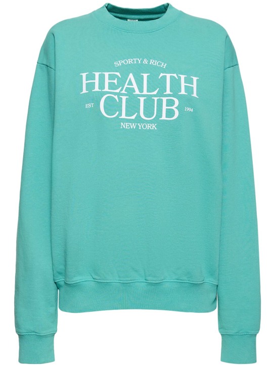 Sr health club crewneck sweatshirt - Sporty & Rich - Women | Luisaviaroma