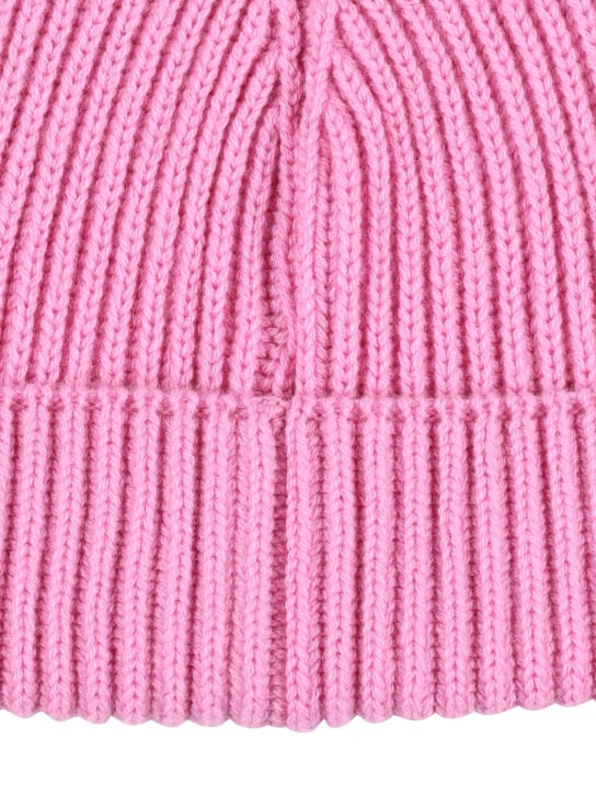 Annagreta: Vanina罗纹羊绒帽子 - 粉色 - women_1 | Luisa Via Roma