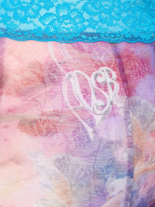 Andersson Bell: Pantalones de malla estampada - Multicolor - women_1 | Luisa Via Roma