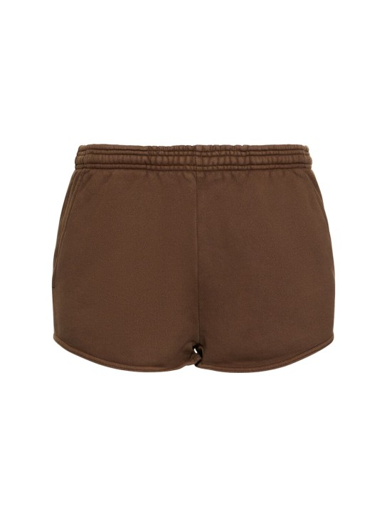 Entire Studios: Brunette micro shorts - Brown - men_0 | Luisa Via Roma