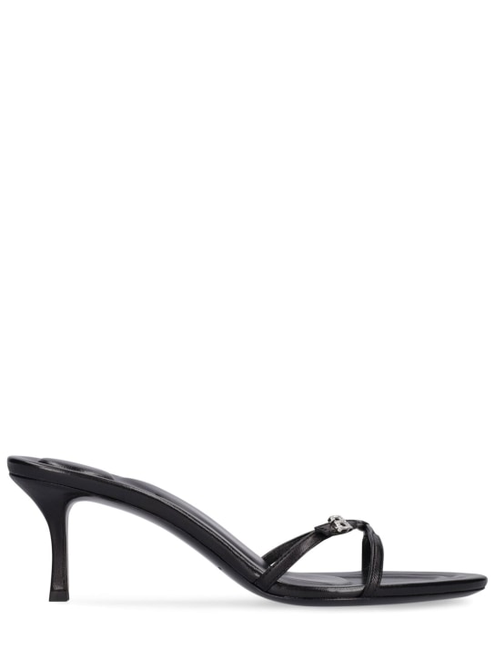 Alexander Wang: 65mm Lucienne leather mule sandals - women_0 | Luisa Via Roma