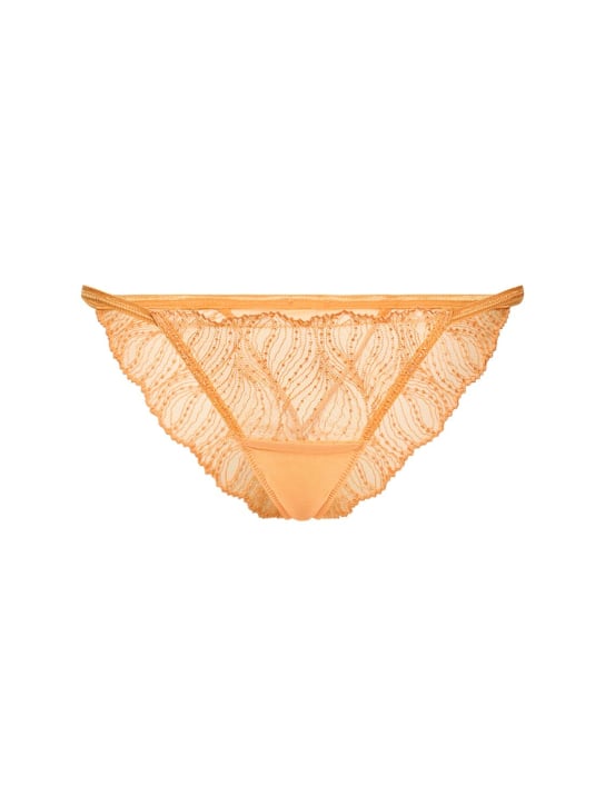 Bluebella: Irena lace briefs - Orange - women_0 | Luisa Via Roma