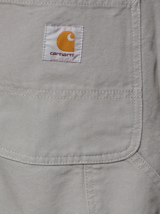 Carhartt WIP: Pantalones rectos corte relajado - Marengo Rinsed - men_1 | Luisa Via Roma
