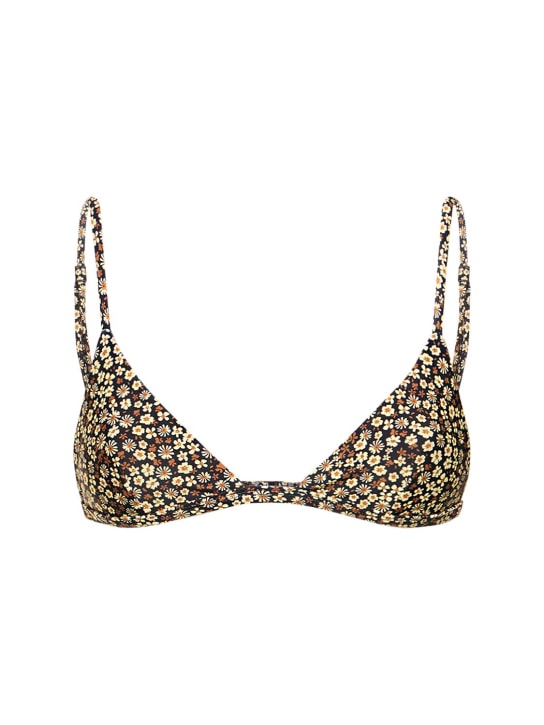 Matteau: Printed tech triangle bikini top - women_0 | Luisa Via Roma