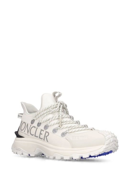 Moncler: 40mm Trailgrip Lite2 nylon sneakers - White - women_1 | Luisa Via Roma