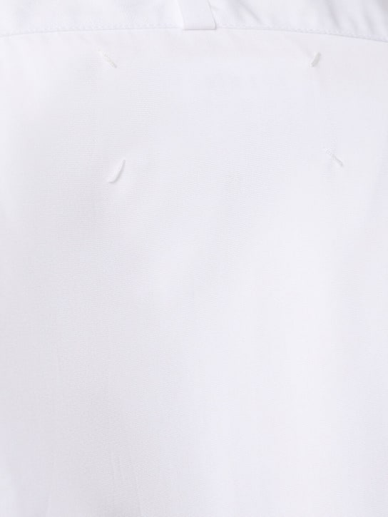 Maison Margiela: Cotton poplin tuxedo - White - men_1 | Luisa Via Roma