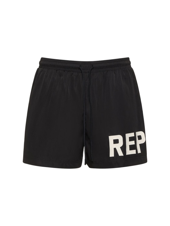 Represent: Represent swim shorts - Black - men_0 | Luisa Via Roma