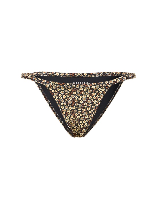 Matteau: Bas de bikini en tissu technique imprimé - Multicolore - women_0 | Luisa Via Roma