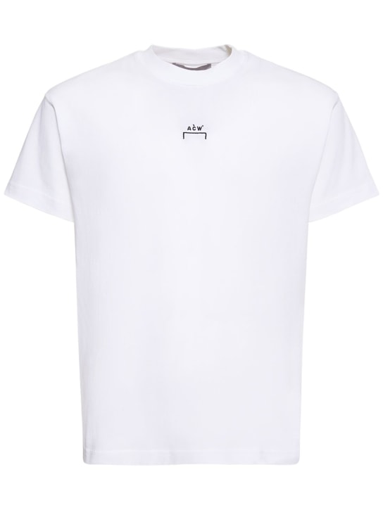 A-COLD-WALL*: Logo印花棉质T恤 - 白色 - men_0 | Luisa Via Roma