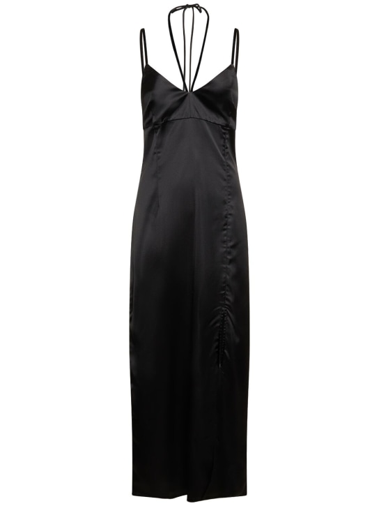 Designers Remix: Robe en tissu technique stretch Lisbon - Noir - women_0 | Luisa Via Roma