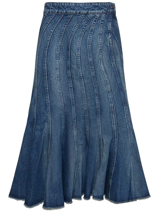 Marc Jacobs Black Grey Denim Skirt 