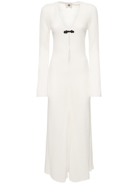 The Garment: Vestido largo de algodón orgánico - Crema - women_0 | Luisa Via Roma