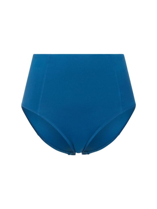 Ulla Johnson: Zahara stretch tech bikini bottoms - Blue - women_0 | Luisa Via Roma