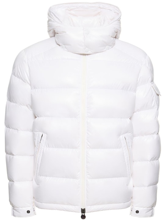 Moncler: Maya nylon down jacket - White - men_0 | Luisa Via Roma