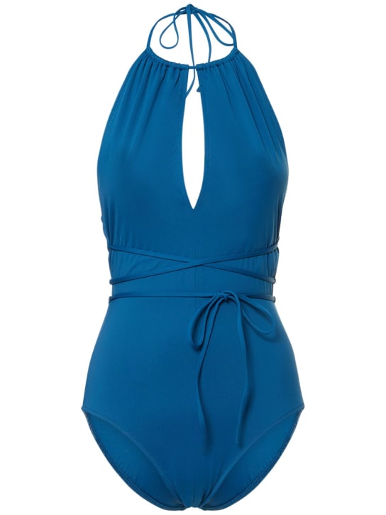 Ulla Johnson: Annika stretch tech one piece swimsuit - Mavi - women_0 | Luisa Via Roma