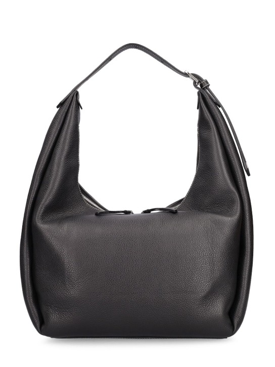 Toteme: Belt hobo leather shoulder bag - women_0 | Luisa Via Roma