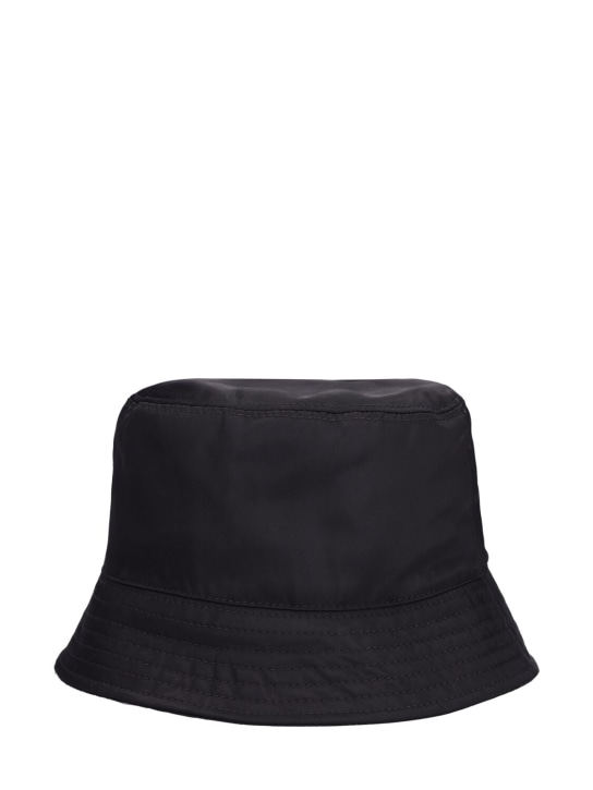 Dolce&Gabbana: Nylon bucket hat - Black - men_5 | Luisa Via Roma