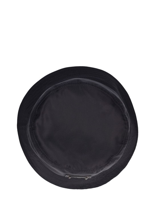 Dolce&Gabbana: Nylon bucket hat - Black - men_6 | Luisa Via Roma