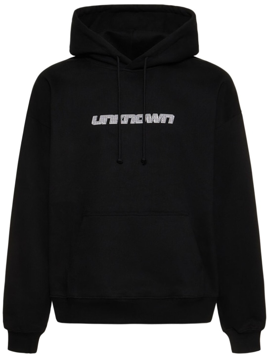 Unknown: Iced Out Style Dagger hoodie - Black - men_1 | Luisa Via Roma