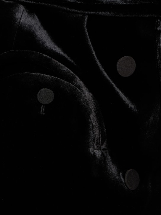 Blazé Milano: Etoile Black Blazer粘胶纤维迷笛连衣裙 - 黑色 - women_1 | Luisa Via Roma