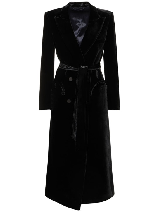 Blazé Milano: Etoile Black Blazer粘胶纤维迷笛连衣裙 - 黑色 - women_0 | Luisa Via Roma
