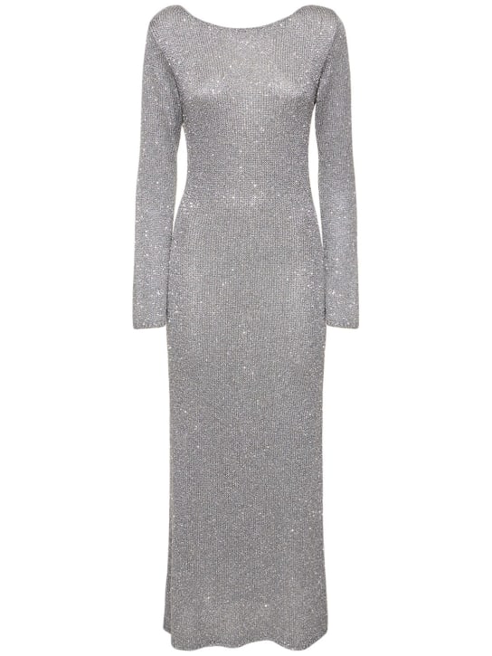 Bec + Bridge: Sadie sequined long sleeve dress - Grey - women_0 | Luisa Via Roma