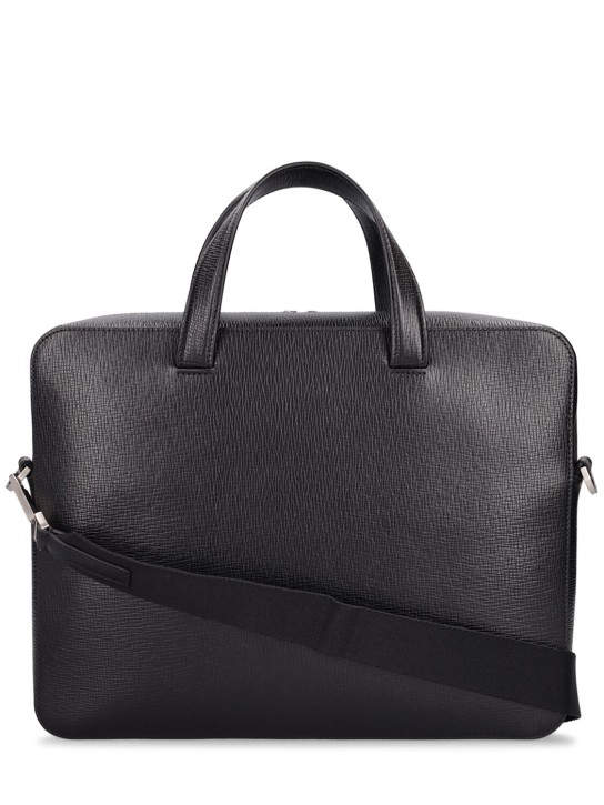 Ferragamo: New Revival leather brief case - men_5 | Luisa Via Roma