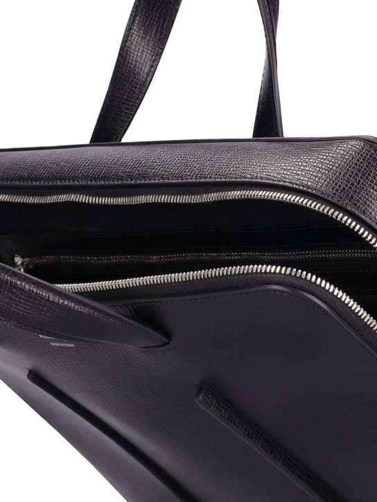 Ferragamo: New Revival leather brief case - men_4 | Luisa Via Roma