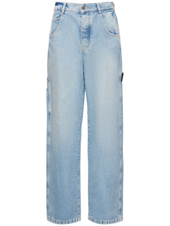 Marc Jacobs: Jeans oversize - Light Blue - women_0 | Luisa Via Roma