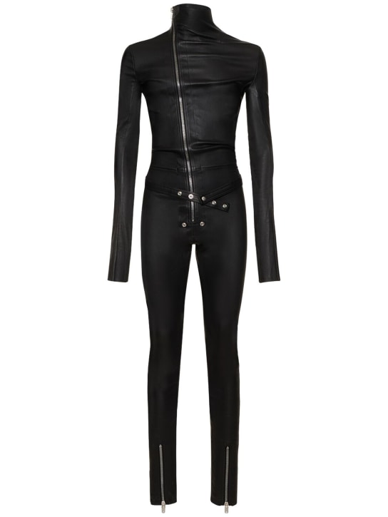 Tight gary leather flight suit - Rick Owens - Men | Luisaviaroma