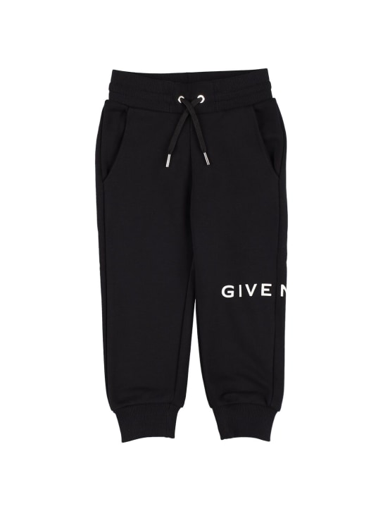 Granted Cuffed Sweatpants In Black With Flames
