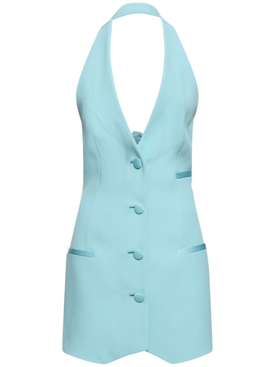Dua Lipa halter neck satin mini dress - Thumbnail 1