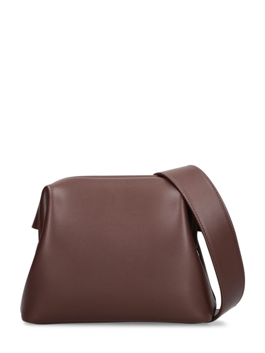 Osoi: Mini Brot leather shoulder bag - Choco Brown - women_0 | Luisa Via Roma