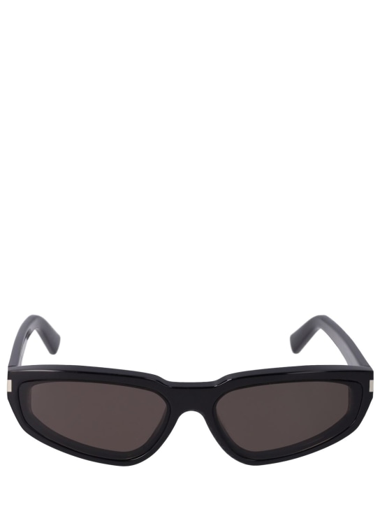 Saint Laurent: SL 634 Nova recycled acetate sunglasses - Black - men_0 | Luisa Via Roma