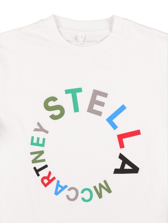 Stella Mccartney Kids: Printed organic cotton t-shirt - kids-boys_1 | Luisa Via Roma