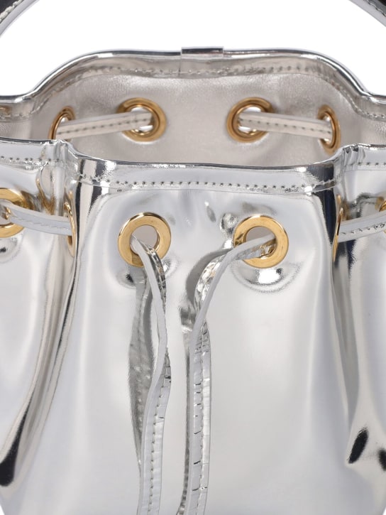 Alexandre Vauthier: BBag迷你镜面水桶包 - 银色 - women_6 | Luisa Via Roma