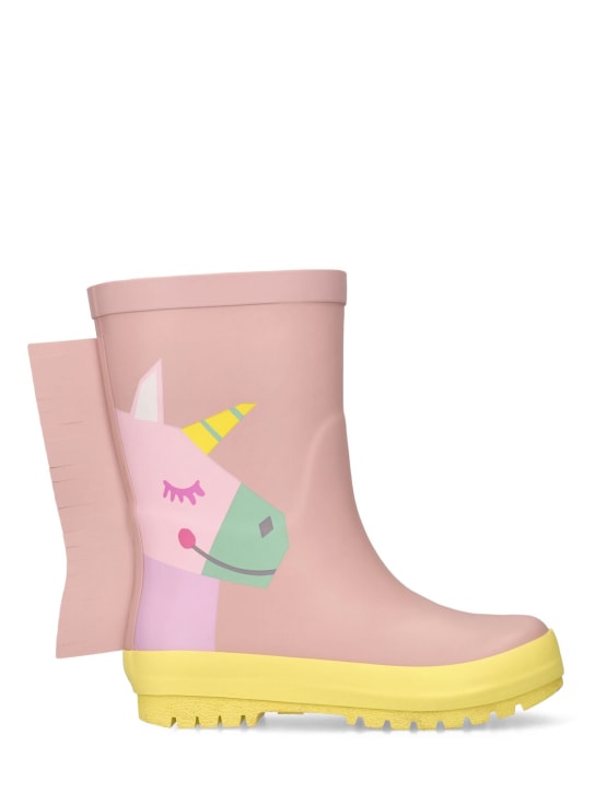 Stella Mccartney Kids: Unicorn rubber rain boots - kids-girls_0 | Luisa Via Roma