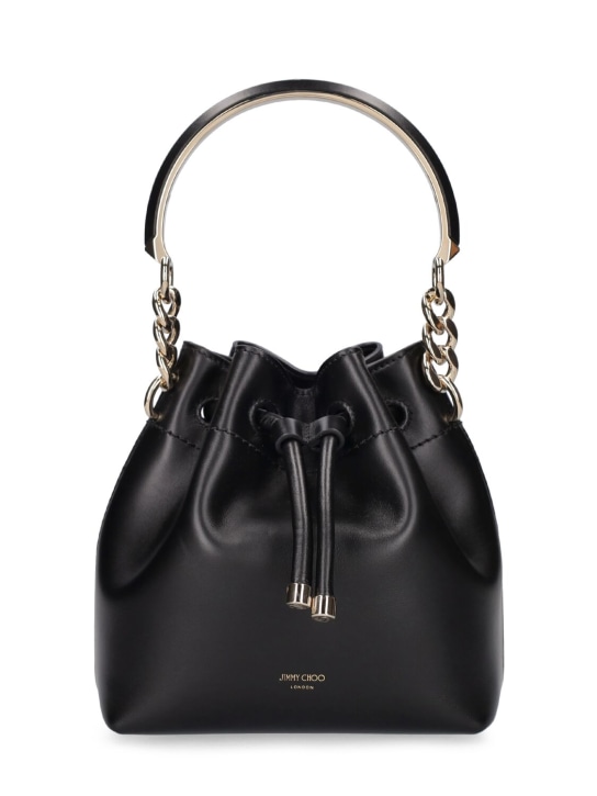 Jimmy Choo Bon Bon Leather Bucket Bag