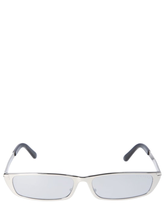 Tom Ford: Everett squared metal sunglasses - women_0 | Luisa Via Roma